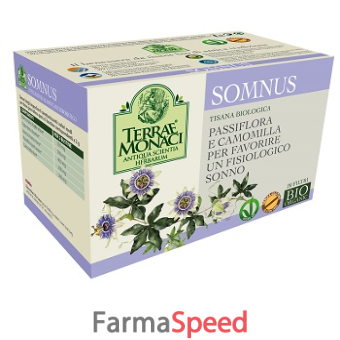 terrae monaci somnus tisana bio 20 filtri da 1 g
