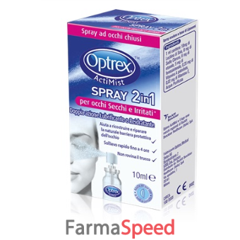 spray oculare optrex actimist 2in1 occhi secchi e irritati 1 pezzo