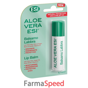 aloe vera esi stick spf 20 labbra