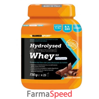 hydrolysed advanced whey delicious chocolate barattolo polvere orale 750 g