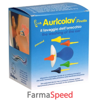 peretta auricolav per lavaggio auricolare