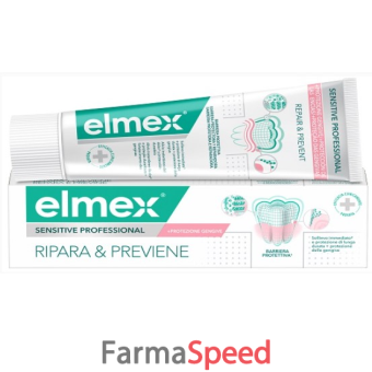 dentifricio elmex sensitive ripara & previene 75 ml