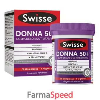 swisse multivitaminico donna 50+ 30 compresse