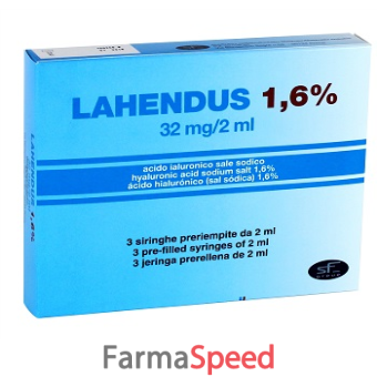 siringa intra-articolare lahendus acido ialuronico 1,6% 32 mg 2 ml 3 pezzi