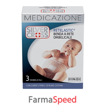 silvercross retelastic medicazione ombelicale 3 pezzi