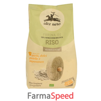 farina di riso bio macinata a pietra 500 g