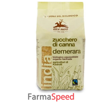 zucchero di canna demerara bio india fairtrade 500 g