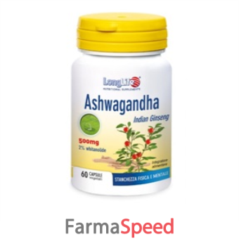 longlife ashwagandha 60 capsule 500 mg