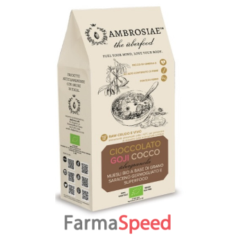 ubergranola cioccolato goji cocco bio 250 g