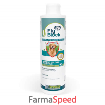 flyblock shampoo liquido protettivo per cane 250 ml