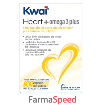 kwai heart + omega 3 plus 30 capsule