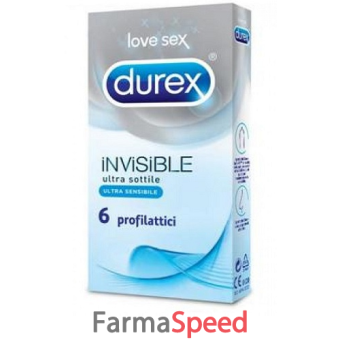 durex invisible 6 pezzi