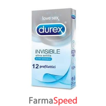 durex invisible 12 pezzi