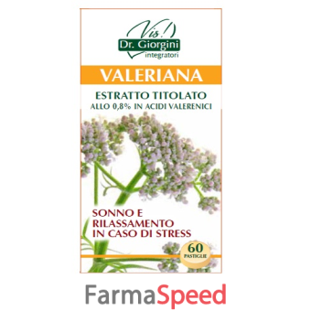 valeriana estratto titolato 60 pastiglie