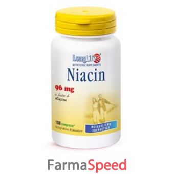 longlife niacin 96mg 100 compresse