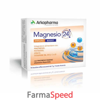 magnesio 24 immunoboost 14 bustine polvere