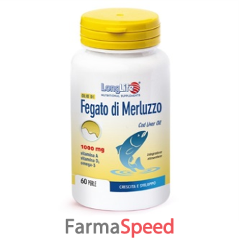 longlife olio fegato merluzzo 1000 mg 60 perle