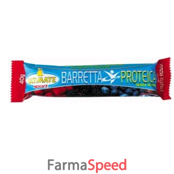 ultimate italia barretta proteica frutti rossi 40 g