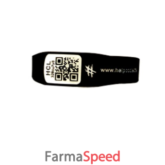 bracciale salvavita mioid in silicone blu l