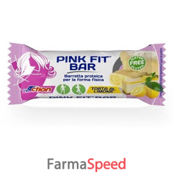proaction pink fit barretta torta limone 30 g