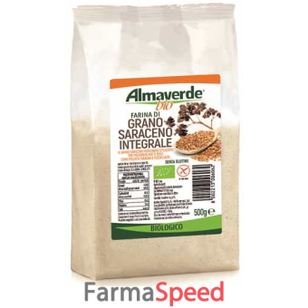 almaverde bio farina grano saraceno integrale bio 500 g