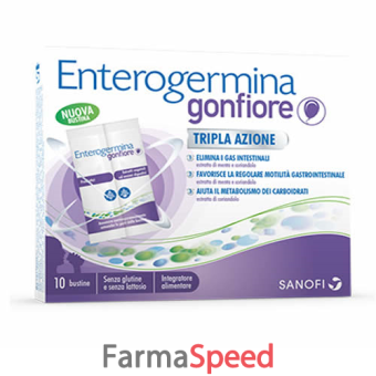 enterogermina gonfiore 10 bustine