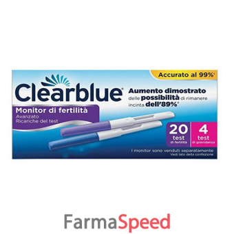 clearblue stick per monitor fertilita' 20 stick + 4 test