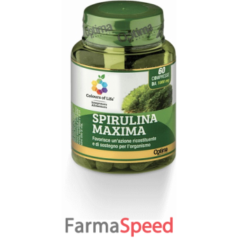 colours of life spirulina maxima 60 compresse 1000 mg