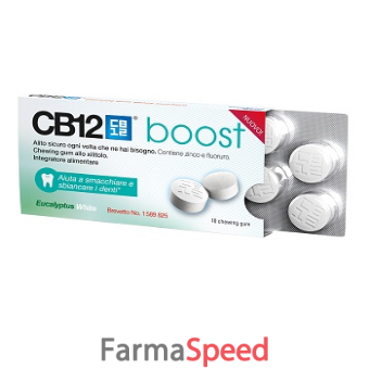 cb12 boost eucalyptus white 10 chewing gum