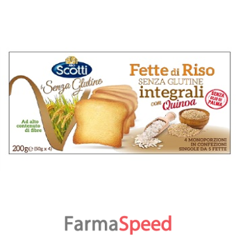 fette di riso integrale con quinoa 200 g