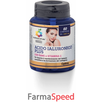 colours of life acido ialuronico plus 60 compresse 1000 mg