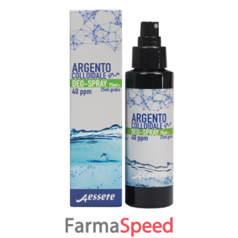 argento colloidale plus deodorante spray 75 ml + 25 ml