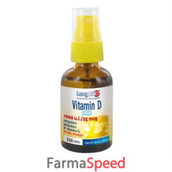 longlife vitamin d3 1000ui spray 30 ml