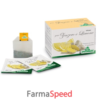 infuso tisana zenzero + limone 20 filtri