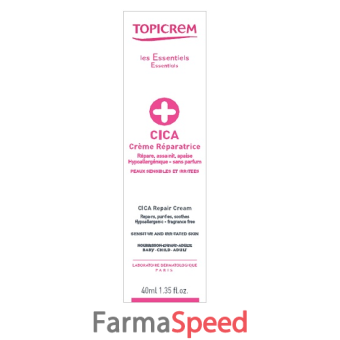 topicrem cica crema riparatrice 40 ml