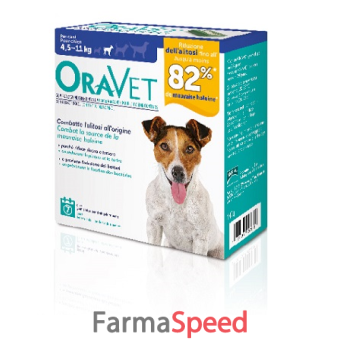 oravet chewing gum dog small 7 pezzi