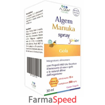 algem manuka spray junior 30 ml