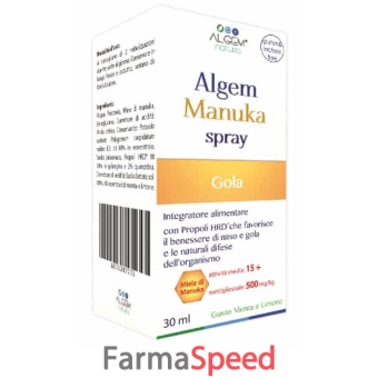 algem manuka spray 30 ml