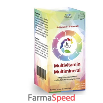 byou multivitamin multimineral 60 compresse masticabili