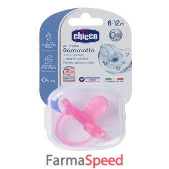 chicco gommotto silicone bimba 6-12 mesi 1 pezzo