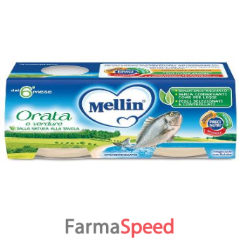 mellin omogeneizzato orata 2x80 g