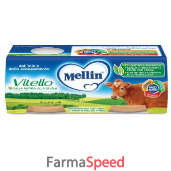 Mellin Omogeneizzato Vitello 2 X 120 G