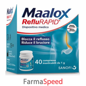 maalox reflurapid 40 compresse