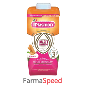 plasmon nutri-mune 3 biscotto liquido 18 x 500 ml