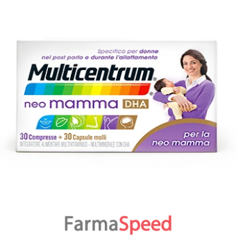 multicentrum neo mamma dha 30 compresse + 30 capsule molli