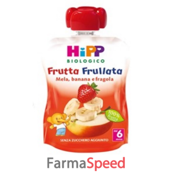 hipp biologico frutta frullata mela banana fragola 90 g