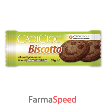 cadicioc biscotto cacao 4 pezzi 8 g