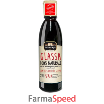 glassa 100% naturale con aceto balsamico di modena igp