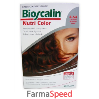 bioscalin nutri color 4.64 castano mogano rame 124 ml