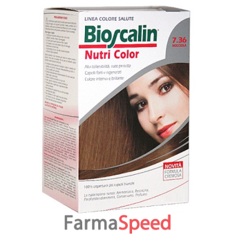bioscalin nutri color 7.36 nocciola 124 ml